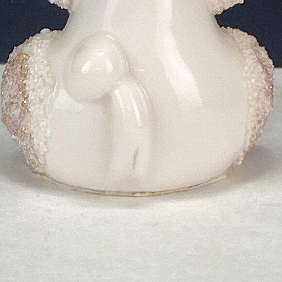 Vintage Spaghetti Poodle With Black Top Hat Figurine - Picture 4 of 8